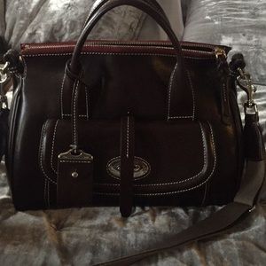Dooney Leather Front pocket satchel